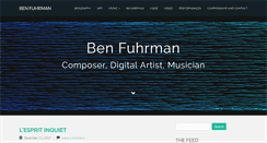 Desktop Screenshot of benfuhrman.com